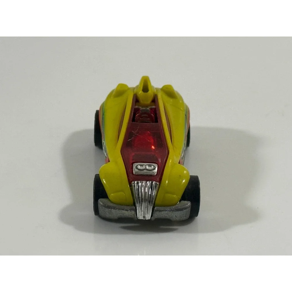 Hot Wheels Accelium Toy Car Yellow AcceleRacers Die-Cast Racing Vehicle